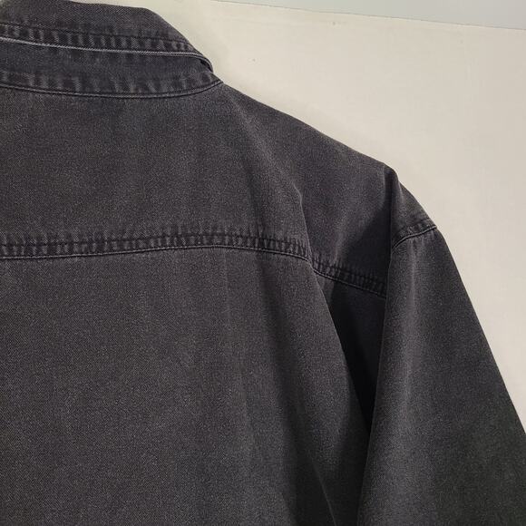 VTG LAS OLAS Button Up Top Large Short Sleeve Giraffe Animal Print 100% Cotton - Picture 7 of 10